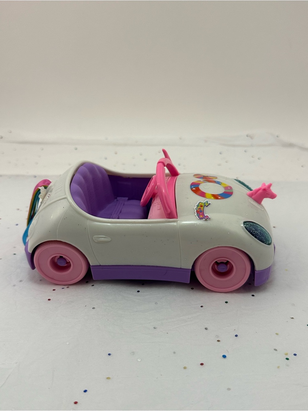 Chelsea White & Pink Unicorn Car (Car Only) - Picture 2 of 5